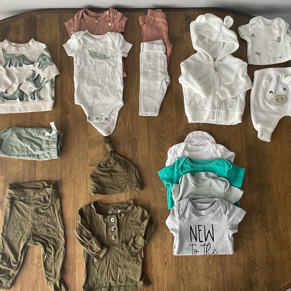 Newborn baby boy bundle